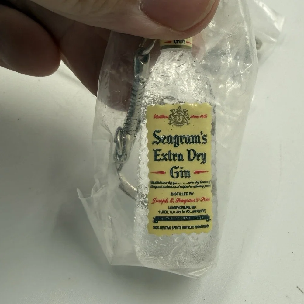 Vintage Advertising Keychain Lot Absolut Don Julio Seagram's Promo NOS 9 Pc